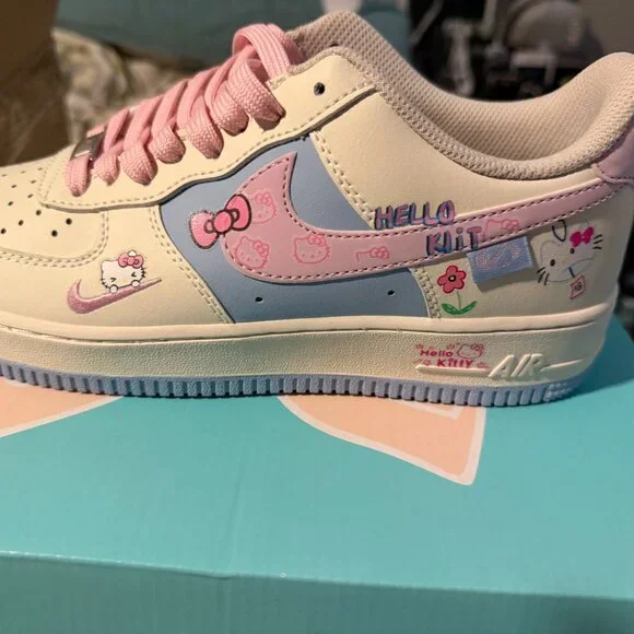 BNWB Custom Hello Kitty  Nike AF1 size 8 Men's 9.5 Women's - Picture 4 of 6